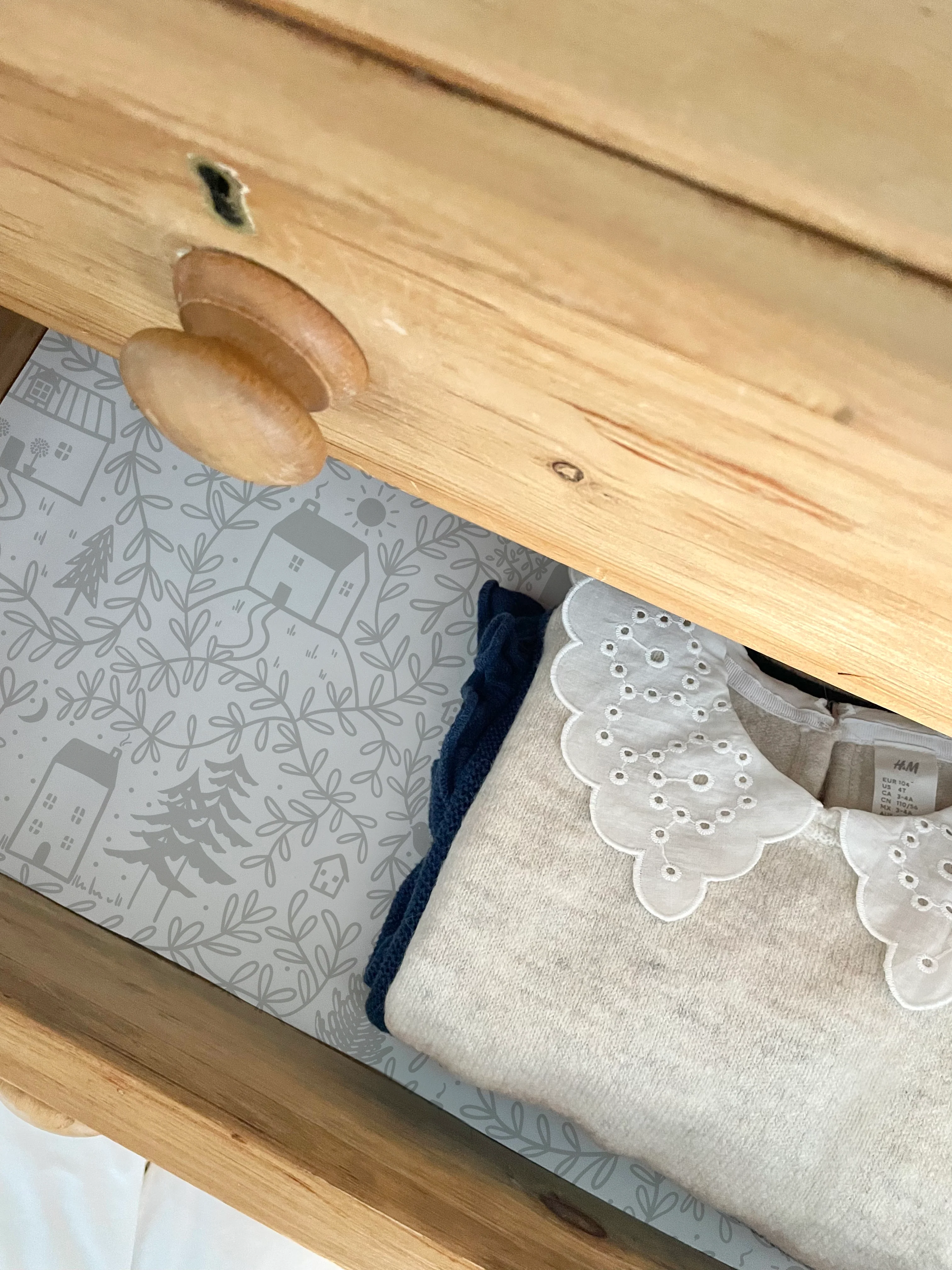 Cottages in the Woods Luxury Wallpaper for Kids ~ Pebble - Image 4
