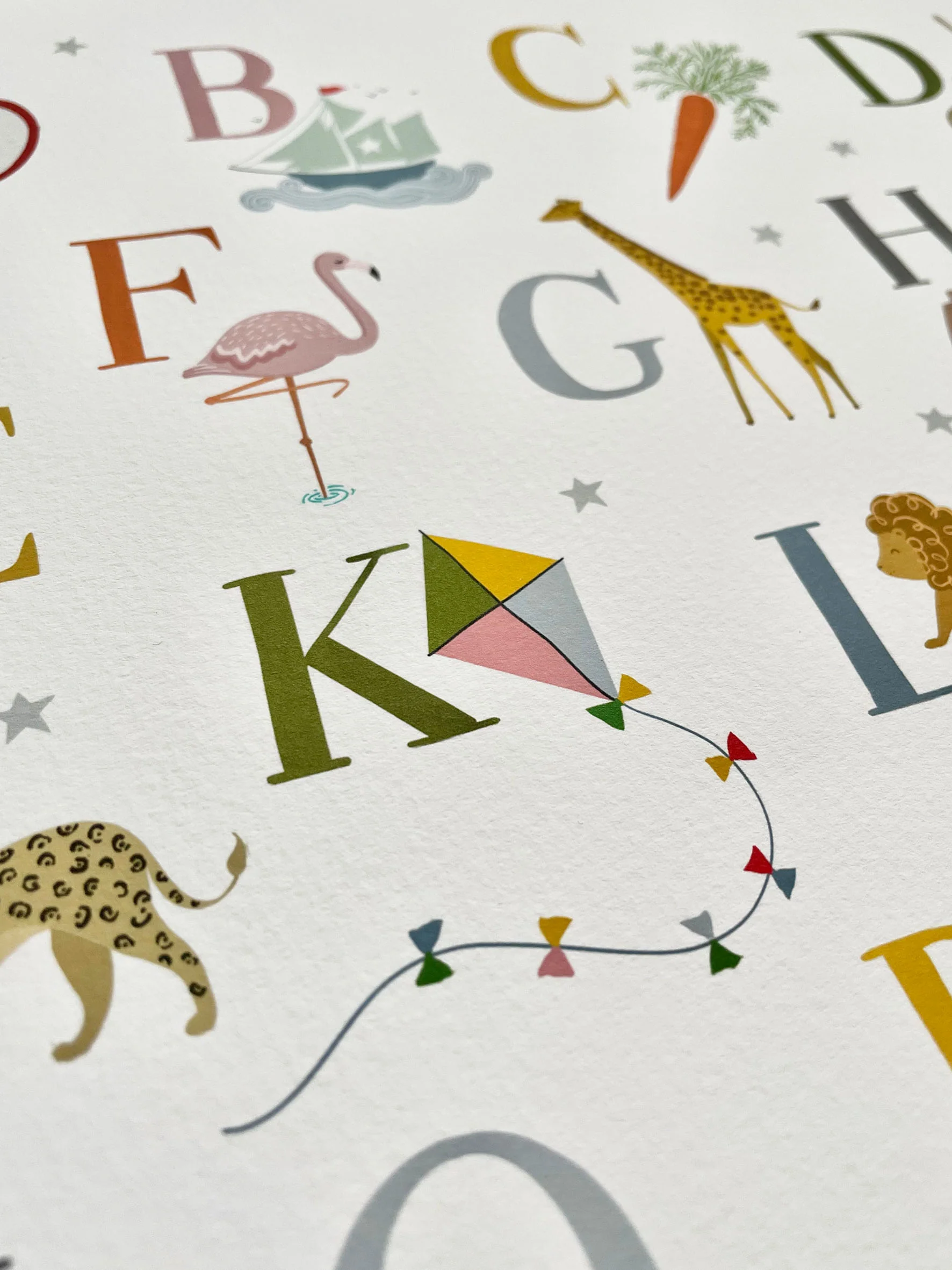 My First Alphabet ABC Nursery Wall Print - Image 3